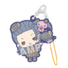 Jujutsu Kaisen 0 x Sanrio Characters Rubber Strap TBS Glowdia 2-Inch Key Chain