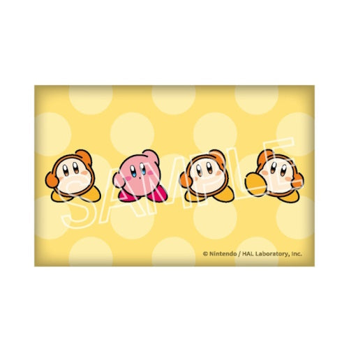 Kirby Play With WaddelDee Square Can Badge Series Twinkle 2-Inch Collectible Pin