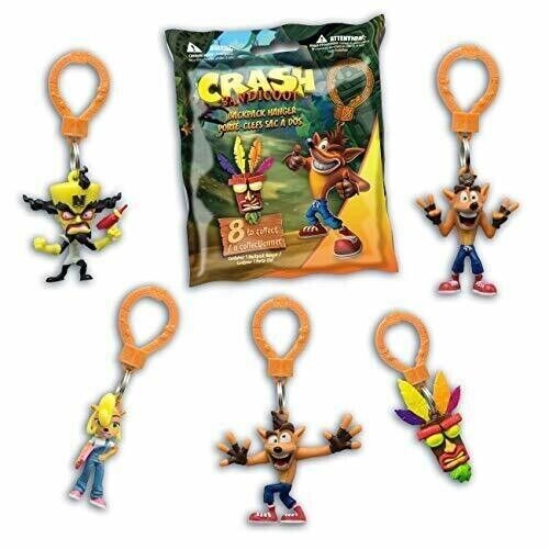 Crash Badicoot Figure Hanger Series Just Toys 2.5-Inch Key Chain
