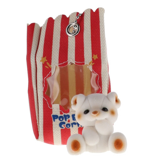 Popcorn Bear In Bag Series Ultra New Planning 2-Inch Key Chain