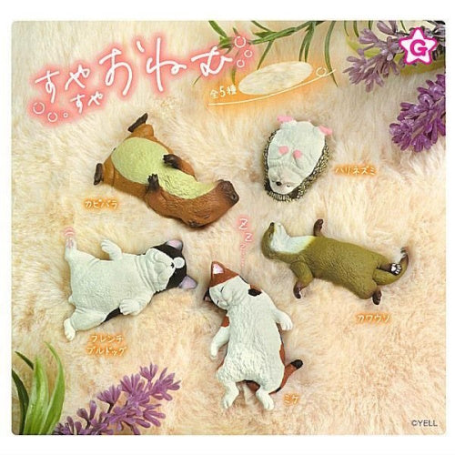 Cute Animals Sleeping Soundly Figure Series Yell 1-Inch Mini-Figure