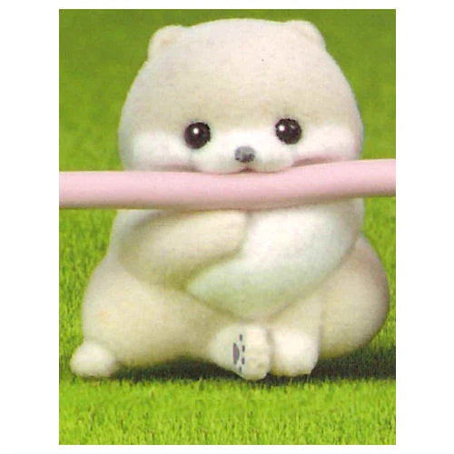 Cable Biter Flocked Fuzzy Dog Yell 1-Inch Mini-Figure