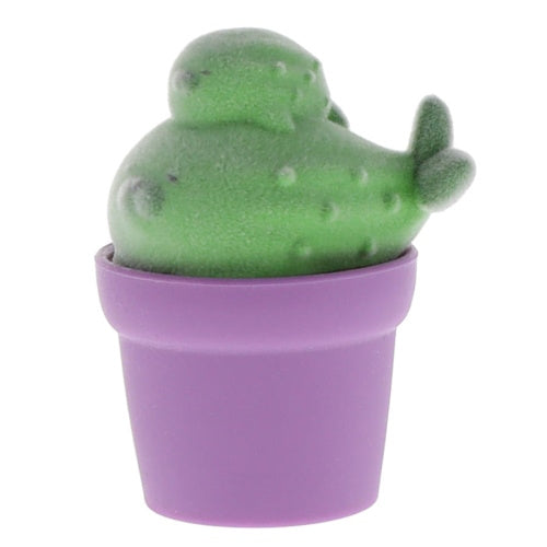 Fluffy Flocked Cactus Zoo Figure Series Yell 2-Inch Mini-Figure