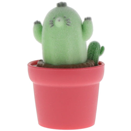 Fluffy Flocked Cactus Zoo Figure Series Yell 2-Inch Mini-Figure
