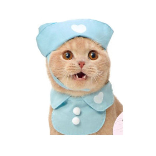 Nurse Cat 2-Piece Costume Set Yell Wearable Outfit