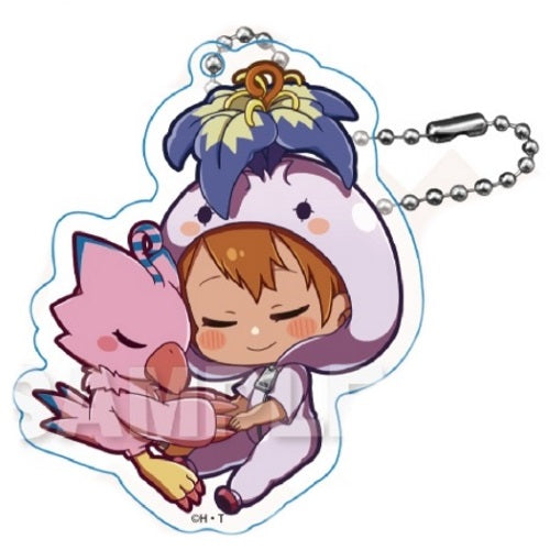 Digimon Adventure Gyao Colle Trading Acrylic Keychain Y-Line 1.5-Inch Collectible