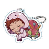 Digimon Adventure Gyao Colle Trading Acrylic Keychain Y-Line 1.5-Inch Collectible
