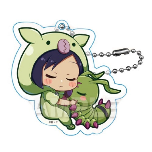 Digimon Adventure Gyao Colle Trading Acrylic Keychain Y-Line 1.5-Inch Collectible
