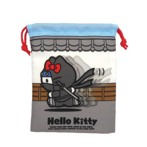 Sanrio Hello Kitty Japanese Pattern Drawstring Pouch Vol. 02 Yumeya 5-Inch Collectible Toy