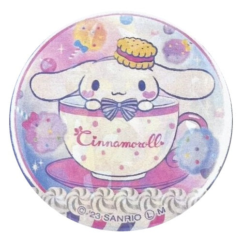 Sanrio Cinnamoroll Tin Badge Yumeya 2-Inch Collectible Pin