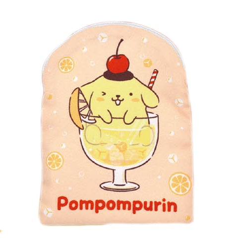 Sanrio Pompompurin Zippered Pouch Yumeya 5-Inch Collectible Toy