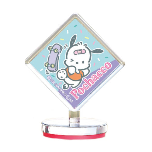 Sanrio Characters Acrylic Stamp Stand Yumeya 1-Inch Collectible Toy