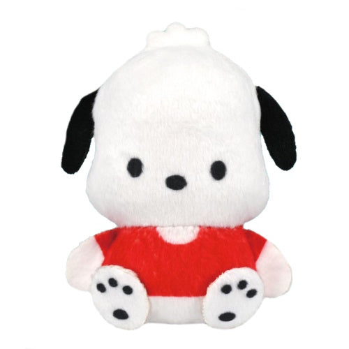 Sanrio Characters Sitting Plush Badge Yumeya 2.75-Inch Pin