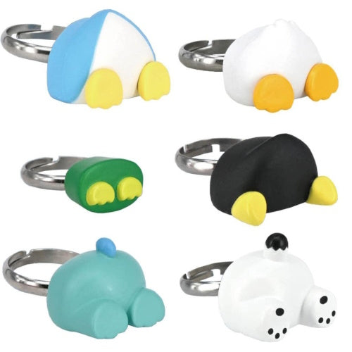 Sanrio Characters Buttocks Ring Hapidanbui Vol. 03 Yumeya 1-Inch Collectible Toy
