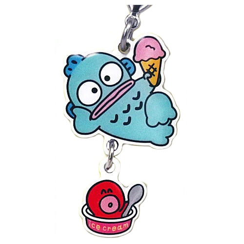 Sanrio Hangyodon Dangle Charm Yumeya 1-Inch Key Chain
