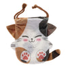 Cat Lover's Fuzzy Drawstring Pouch Yumeya 5-Inch Collectible