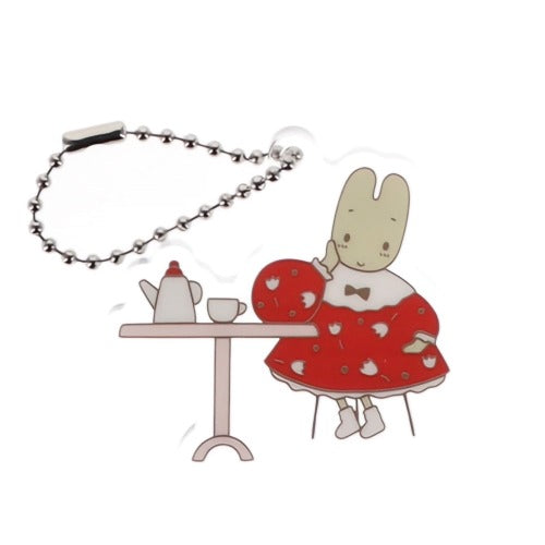 Sanrio Characters Tea Time Acrylic Key Chain Yumeya 2-Inch Collectible Toy