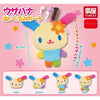 Sanrio Characters Usahana Plush Pouch Series Yumeya 3-Inch Collectible Toy