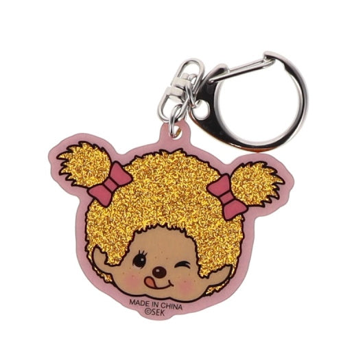 Monchhichi Glitter Acrylic Key Chain Series Yumeya 2-Inch Key Chain