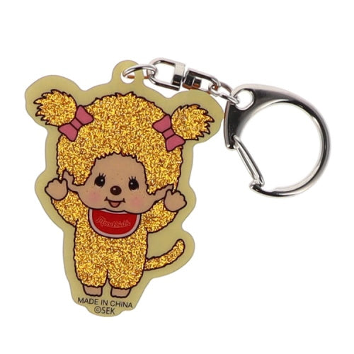 Monchhichi Glitter Acrylic Key Chain Series Yumeya 2-Inch Key Chain