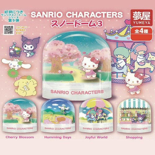 Sanrio Characters Snow Globe Series Vol. 03 Yumeya 3-Inch Collectible Toy