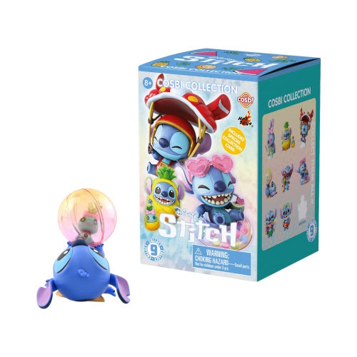 Disney Stitch On Holiday Cosbi Figure Series Hot Toys 3-Inch Mini-Figure