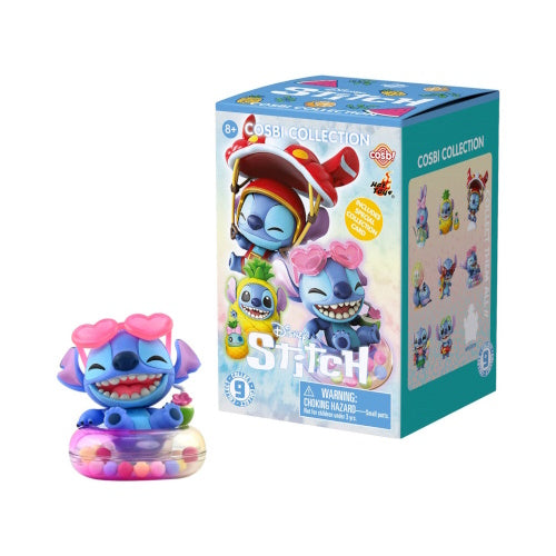 Disney Stitch On Holiday Cosbi Figure Series Hot Toys 3-Inch Mini-Figure