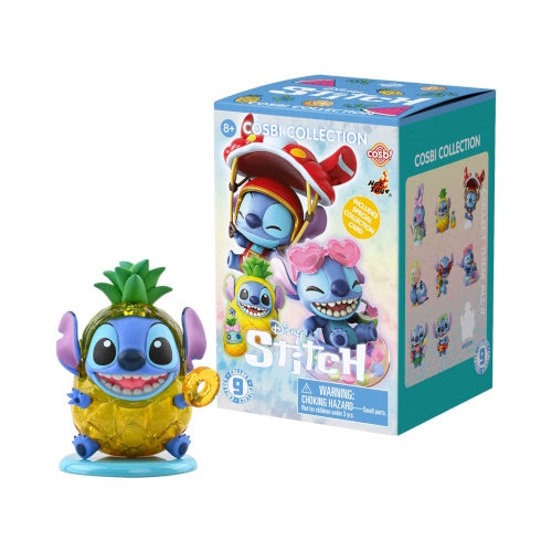 Disney Stitch On Holiday Cosbi Figure Series Hot Toys 3-Inch Mini-Figure