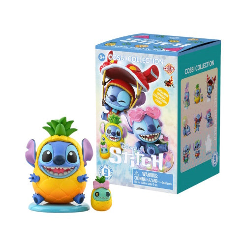 Disney Stitch On Holiday Cosbi Figure Series Hot Toys 3-Inch Mini-Figure
