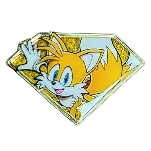 Sonic The Hedgehog Golden Pin Series Vol. 02 Zen Monkey Studios 2-Inch Pin