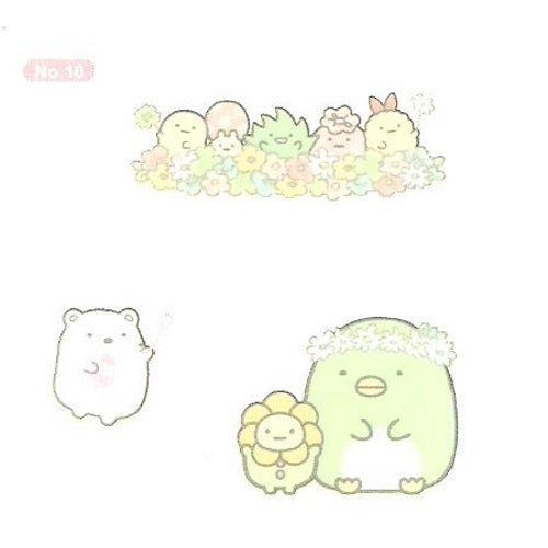 San-X Sumikko Gurashi Ensky Collectible Temporary Tattoo
