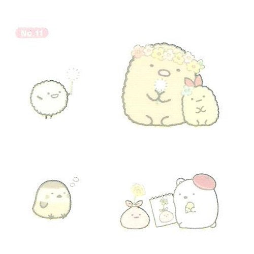 San-X Sumikko Gurashi Ensky Collectible Temporary Tattoo
