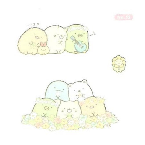 San-X Sumikko Gurashi Ensky Collectible Temporary Tattoo