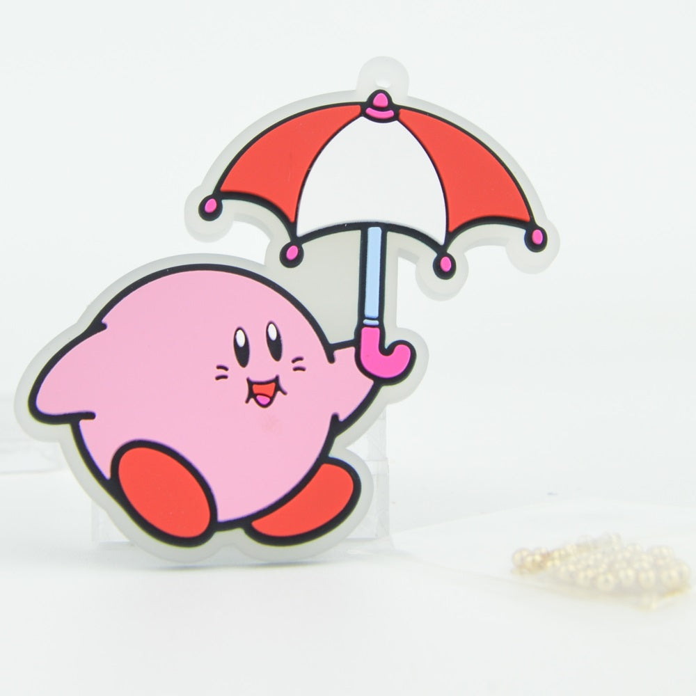Nintendo Kirby Adventure Rubber Mascot Ensky Key Chain