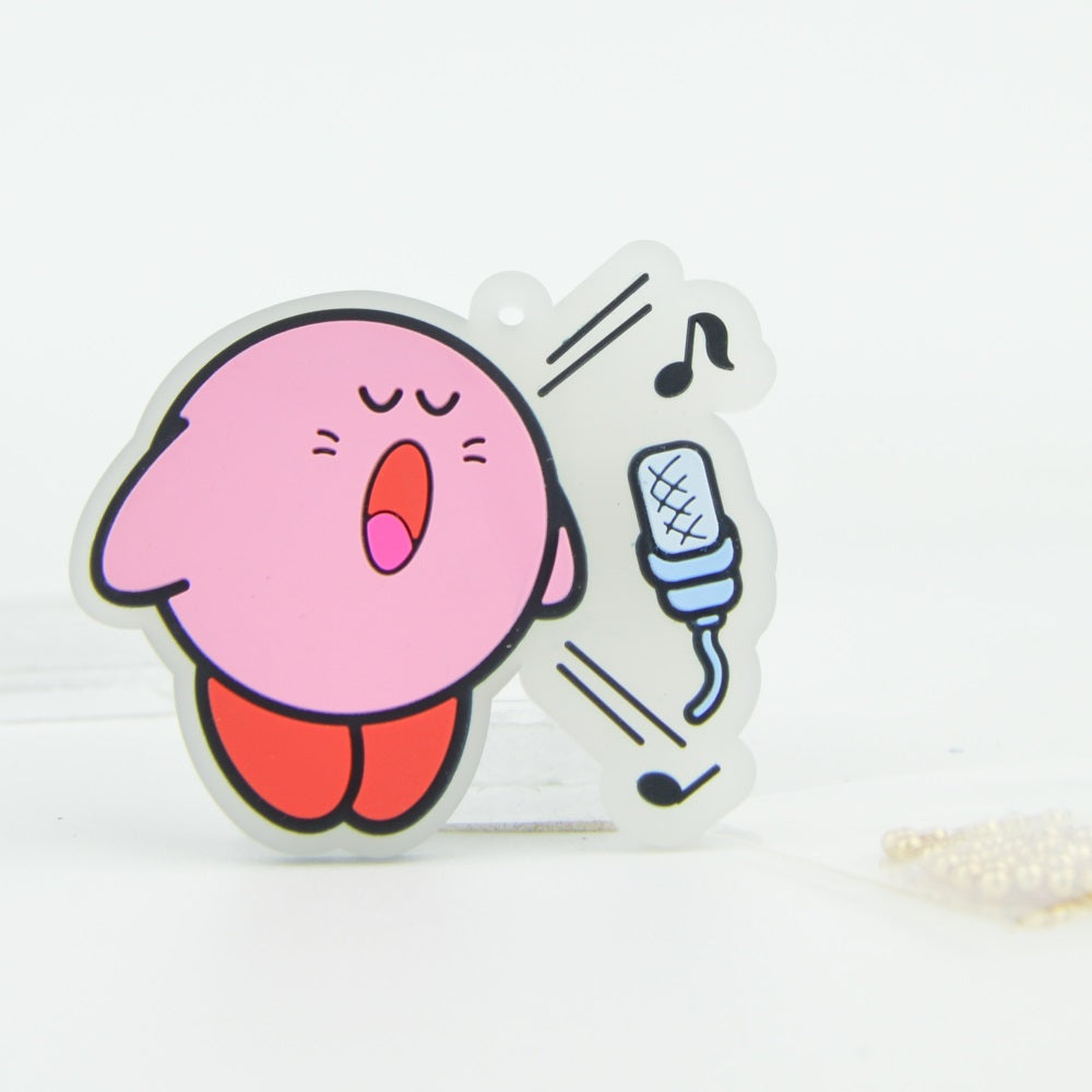 Nintendo Kirby Adventure Rubber Mascot Ensky Key Chain