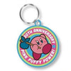 Kirby Pink Puffy Power 30th Anniversary Ensky 1.5-Inch Key Chain
