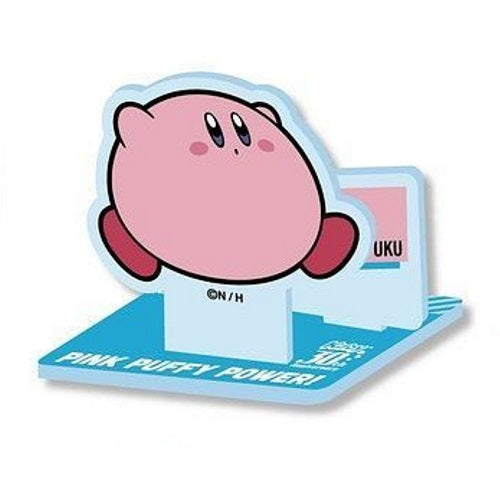 Kirby Pink Puffy Power 30th Anniversary Acrylic Stand Ensky 3-Inch Collectible Toy