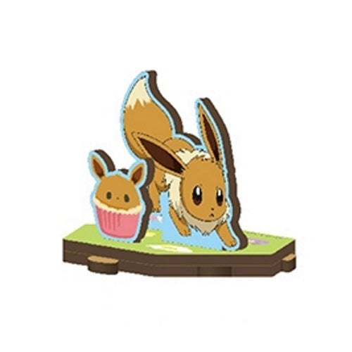 Pokemon MDF Wooden Construction Kit Ensky 3-Inch Wooden Figure Set