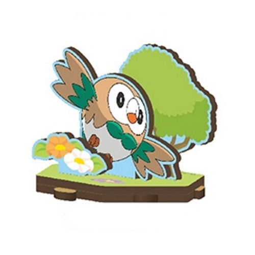 Pokemon MDF Wooden Construction Kit Ensky 3-Inch Wooden Figure Set