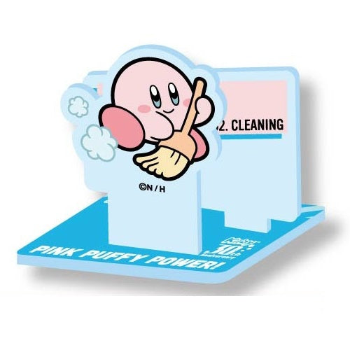 Kirby Pink Puffy Power 30th Anniversary Vol. 02 Acrylic Stand Ensky 3-Inch Collectible Toy