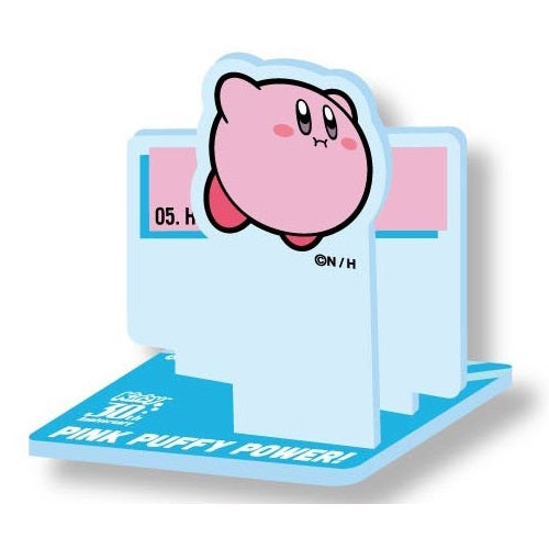 Kirby Pink Puffy Power 30th Anniversary Vol. 02 Acrylic Stand Ensky 3-Inch Collectible Toy