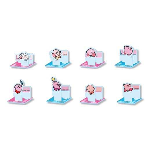 Kirby Pink Puffy Power 30th Anniversary Vol. 02 Acrylic Stand Ensky 3-Inch Collectible Toy