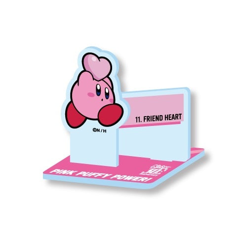 Kirby Pink Puffy Power 30th Anniversary Vol. 03 Acrylic Stand Ensky 3-Inch Collectible Toy