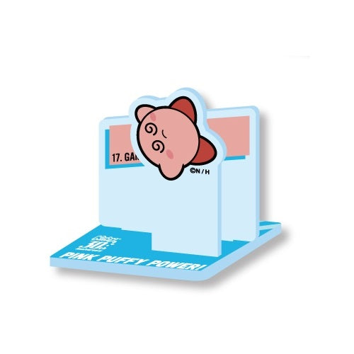 Kirby Pink Puffy Power 30th Anniversary Vol. 03 Acrylic Stand Ensky 3-Inch Collectible Toy