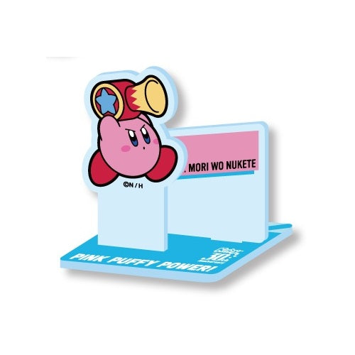 Kirby Pink Puffy Power 30th Anniversary Vol. 03 Acrylic Stand Ensky 3-Inch Collectible Toy