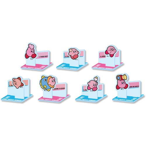 Kirby Pink Puffy Power 30th Anniversary Vol. 03 Acrylic Stand Ensky 3-Inch Collectible Toy