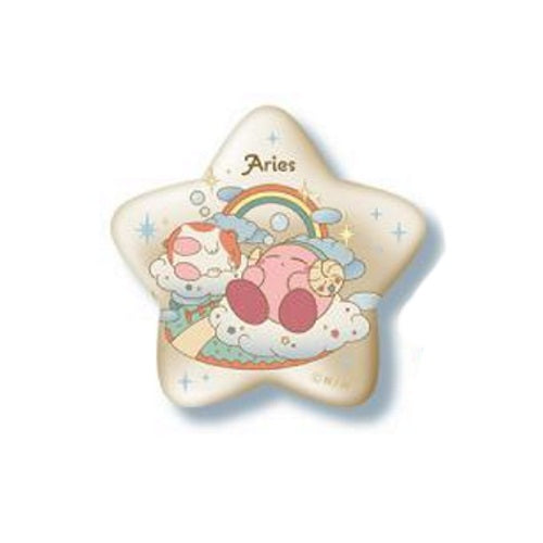Kirby Horoscope Glitter Can Badge Ensky 1.5-Inch Collectible Pin