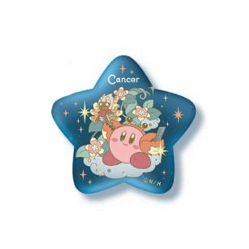 Kirby Horoscope Glitter Can Badge Ensky 1.5-Inch Collectible Pin