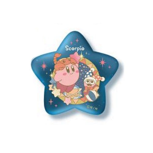 Kirby Horoscope Glitter Can Badge Ensky 1.5-Inch Collectible Pin