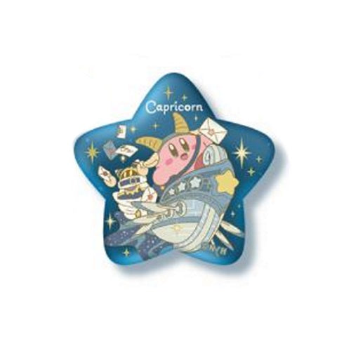 Kirby Horoscope Glitter Can Badge Ensky 1.5-Inch Collectible Pin